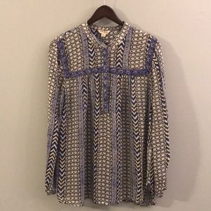 Lucky Brand Beaded Blouse